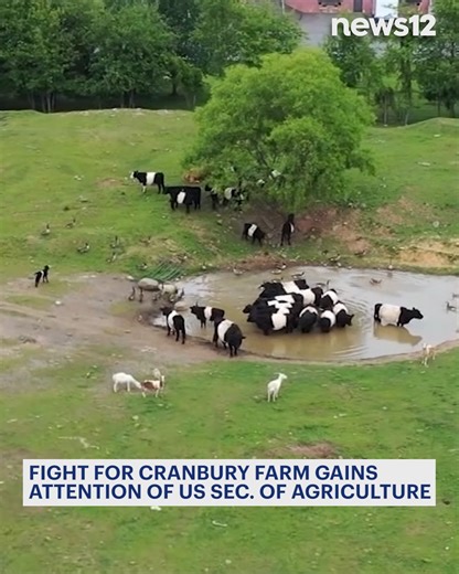 FIGHT TO SAVE FARM: Cranbury Township is looking to take ownership of a 175-year-old family farm to build affordable housing. But brothers Chris and Andy Henry say that they don't want to sell. https://bit.ly/3HONcva | News 12 New Jersey