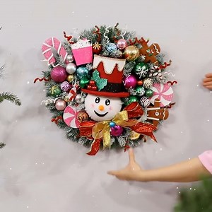 20K views · 237 reactions | DIY snowman candy wreath | Life and Fun Story | Facebook