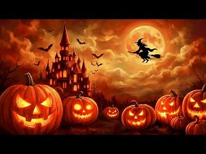 Haunted Autumn House 🎃 Relaxing Halloween Ambience & Spooky Night Sounds 👻 2026