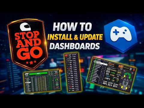 How to Install and Update Dashboards – SimHub F1 Stop And Go Plugin