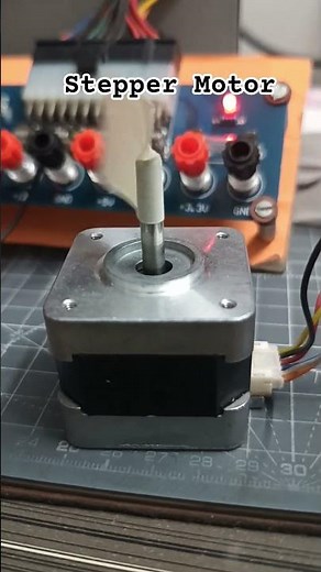 stepper motor with Arduino mega 2560 #arduino #arduinoproject #stepper_motor #shorts #motordriver