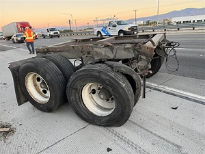 I-10 traffic clearing in Indio and Palm Desert following several wrecks, big rig loses wheels