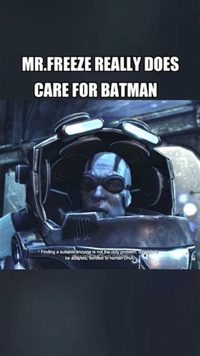 Mr. Freeze Really Does Respect Batman