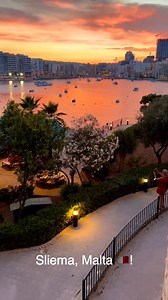 Step into the world of magical sunsets at Sliema Promenade! As the golden hour casts its mesmerizing glow over the shimmering Mediterranean Sea. Did you visit Sliema while on holiday? 📸 @muhanned_laga | db San Antonio Hotel Spa