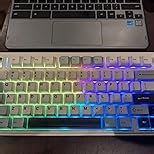 MechLands Aula F75 PRO 75% Wireless Gaming Keyboard, Gasket Mechanical Custom Keyboard with Five-Layer Padding, BT/2.4GHz/USB-C, Hot Swappable, Knob, RGB, Reaper Switches (Black Pink)