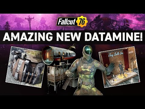 Fallout 76 | FUTURE ATOMIC SHOP & SEASON 13 ITEMS! HUGE NEW DATAMINE!