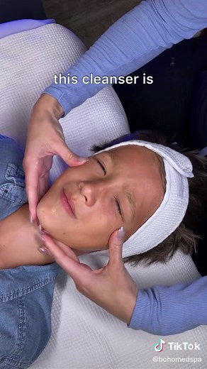 Giving My 10-Year-Old Son a Relaxing Facial
