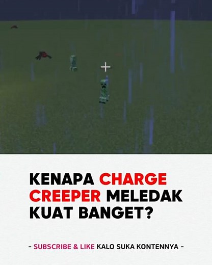 HOW CHARGE CREEPER WORKS IN MINECRAFT