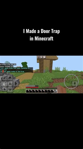 A Door Trap #minecraft #shortvideo #game #gameplay #fyppp #fyp #viral #minecrafttrap #shorts #video