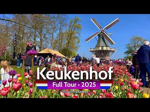 Keukenhof Gardens 🇳🇱🌷Springtime Celebration [4K]