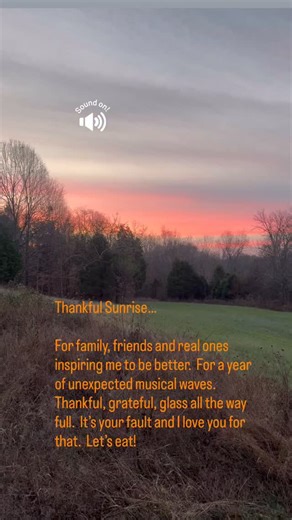 Sunrise gratitude from the farm. Thank yall for this ride 🙏🏽 | Dustin Lynch