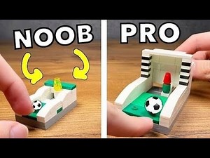 NOOB vs PRO | How to make a lego football ??!