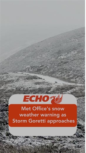 The Met Office has issued an updated yellow weather warning for rain, snow and strong winds in the North West as Storm Goretti approaches | Liverpool Echo News