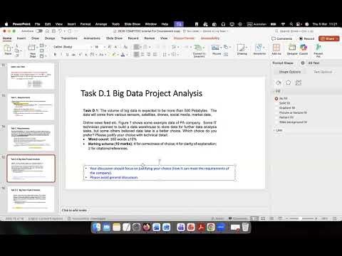 COMP1702 Coursework Task D Tutorial Video