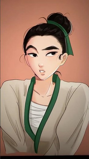 Why Mulan is so CONFUSED? 🤔 #disney #mulan #art #drawing #princess #procreate