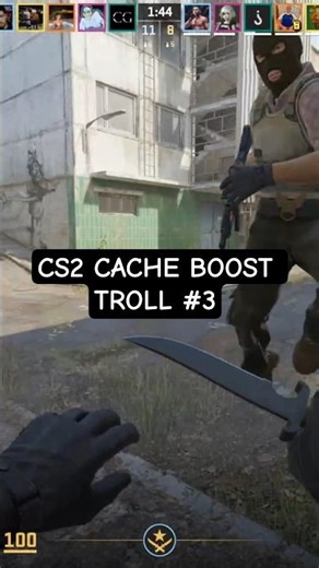 CS2 CACHE BOOST TROLL 3 🤣 #cs2 #shorts #cs2cache