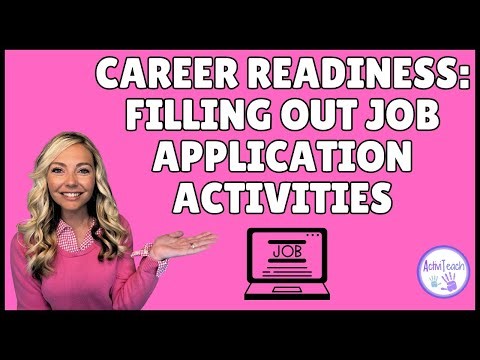 Teach Job Application Skills with Fun Worksheets & Activities for Special Education and Vocation!