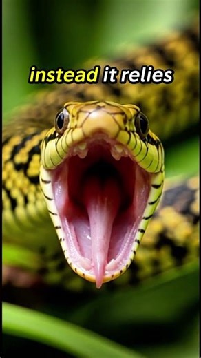 “Looks Deadly… But It’s Totally Harmless 😳” #naturefacts #dangeroussnakes