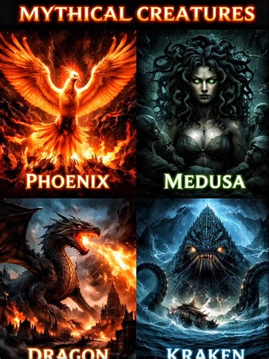 📜 Description🔥 MYTHICAL CREATURES #vecna