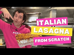 Italian Lasagna Step By Step
