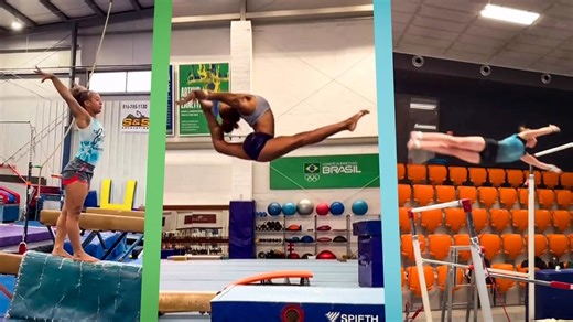 Rebeca Andrade's ring shape 💯 in training #35