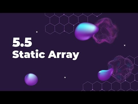 5.5 Static Array part 6