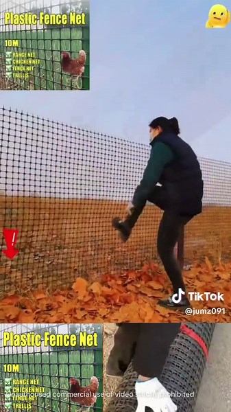 Durable Plastic Fence Net for Chicken Coops