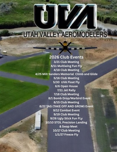 Utah Valley Aeromodelers 2026 Event Calender | Remote Controlled Vehicles Air | KSL Classifieds