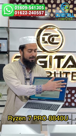 💥 🔥 ঝড় তুলছে নতুন HP EliteBook 865 G11! 😍 💻 Ryzen 7 PRO 8840U | 32GB DDR5 RAM | 512GB SSD | Radeon 780M Graphics ⚡ AI Power, Speed আর Premium Build – সব একসাথে এক ল্যাপটপে! 🎯 Ultra Slim | Ultra Fast | Ultra Professional 💼 এই Laptop একবার হাতে নিলে বুঝবেন আসল পারফরম্যান্স কাকে বলে! 🚀 📦 Condition: Open Box (Like New) 🧠 Perfect for: Office, Freelancing, Design, AI Works & Editing #HPEliteBook865G11 #Ryzen78840U #LaptopBangladesh #LaptopBD #OpenBoxLaptop | Digital Computer & Technology