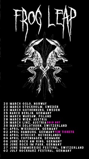 Tour merch is on🔥 Tickets available at frogleapstudios.com