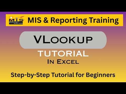 VLOOKUP in Excel | Step-by-Step Tutorial for Beginners | Vlookup Guide