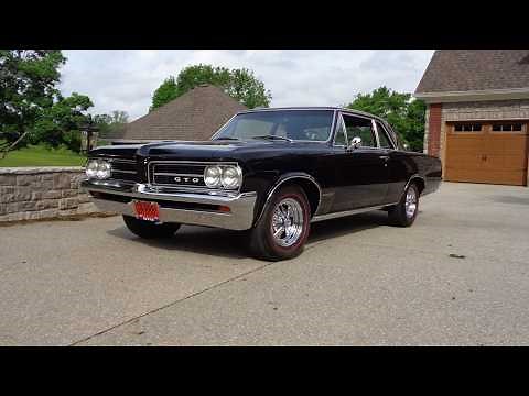 1964 Pontiac GTO 389 4 Speed in Black & Ride on My Car Story with Lou Costabile