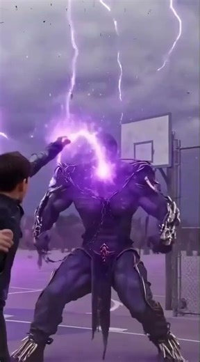 Purple Energy Powers vs Monster Battle #supernatural #shorts #fight