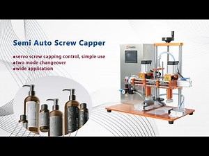 Upgrade from Hand Capping! Semi-Auto Machine with Servo Control