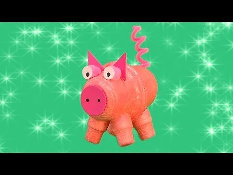 Yogurt Pot Pig 🐷 | Mister Maker