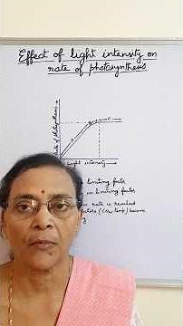 Effect of Light Intensity on Rate of Photosynthesis | facors affecting photosynthesis #shortfeed