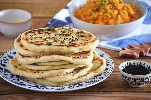 Cómo hacer pan naan casero: el pan más tierno sin horno, tradicional de la India