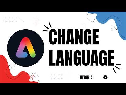 How to change language in Adobe express