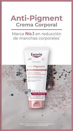 ¡No busques más! Reduce las manchas de los brazos con Eucerin Anti-Pigment Crema Corporal.