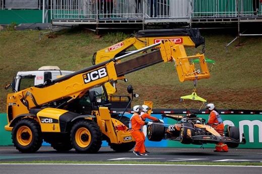 VIDEOS. Formule 1 : de nombreux accidents dont celui de Piastri, les images du GP du Brésil