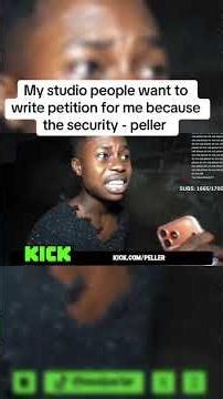 My studio people want to write petition for me because the security - peller #peller