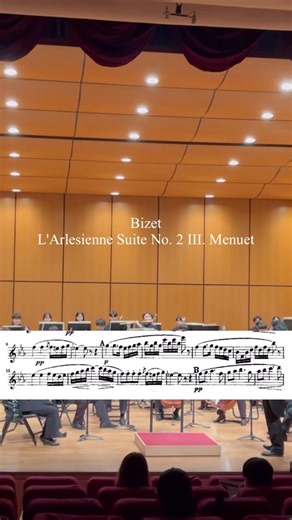 Flutist Yerim Cho on Instagram: "#cho_연주기록 📆 2021.11.18 Bizet - L‘Arlesienne Suite No. 2 III. Menuet #bizet #larlesienne #flute #orchestral"