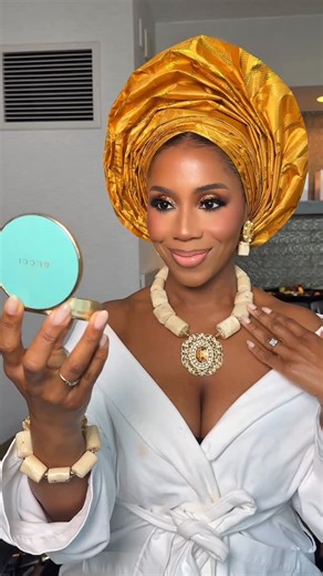 Atlanta makeupartist on Instagram: "My beautiful American turned Nigerian bride✨✨… this look on Bethanie is definitely giving flawless skin , rich tones and that timeless bridal glow.. Every detail crafted to enhance her royal beauty🥰🥰 We are more than honored to be part of your big day👰🏽 Bridal artist @tomilolaofbiggles Gele artist @tomilolaofbiggles Hairstyling @ohio_debby Bridal style and connoisseur @houseofsimiraj Event planner @eventsbysheye #makeupartistina