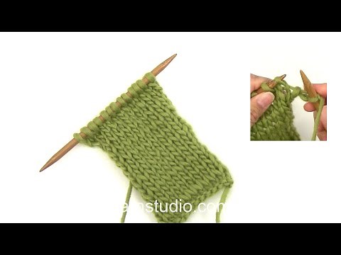 How to knit Portuguese knitting