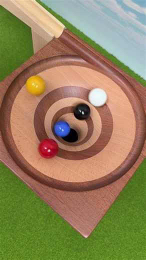 Marbles falling in a vortex Marble Run ASMR #271 Slow Motion Colorful marbles #marblerun #マーブルラン
