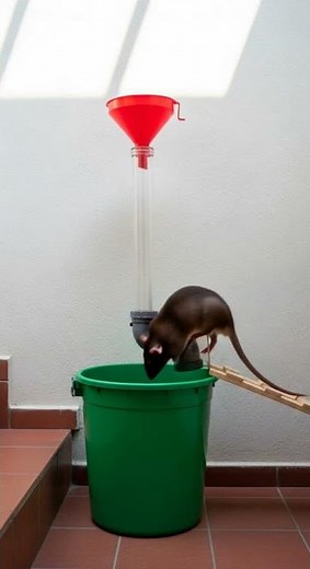 Shocking! Clear bucket prank catches mice in action watch now #prank #mice #funny