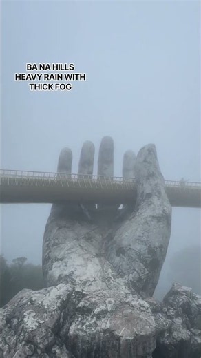 BA NA HILLS in Heavy Rain & Thick Fog! A Mysterious Mountain Experience in Vietnam