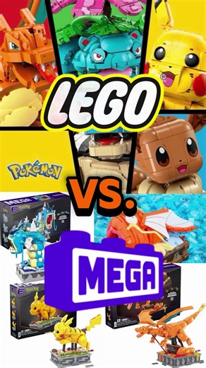 LEGO vs. Mega Bloks: Pokémon Set Showdown