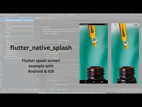 flutter_native_splash in Flutter | Splash screen in flutter without white screen