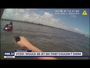 Would-be Jet Ski thief couldn't swim, deputies say
